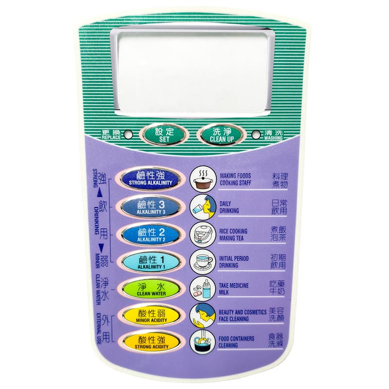 飲水機操作面板